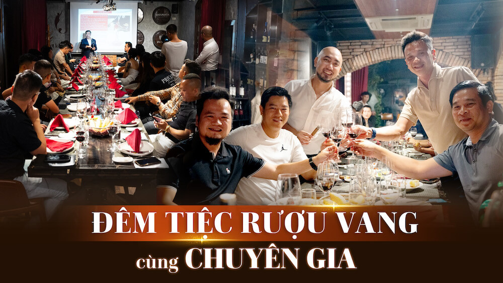 Nhà To Tổ Chức Đêm Tiệc Cho Khán Giả Thưởng Thức Rượu Vang Cùng Các Chuyên Gia Hàng Đầu Việt Nam